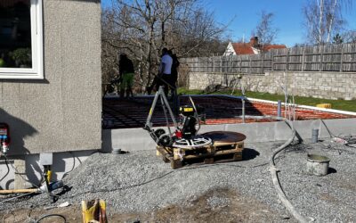 Gjutning av platta